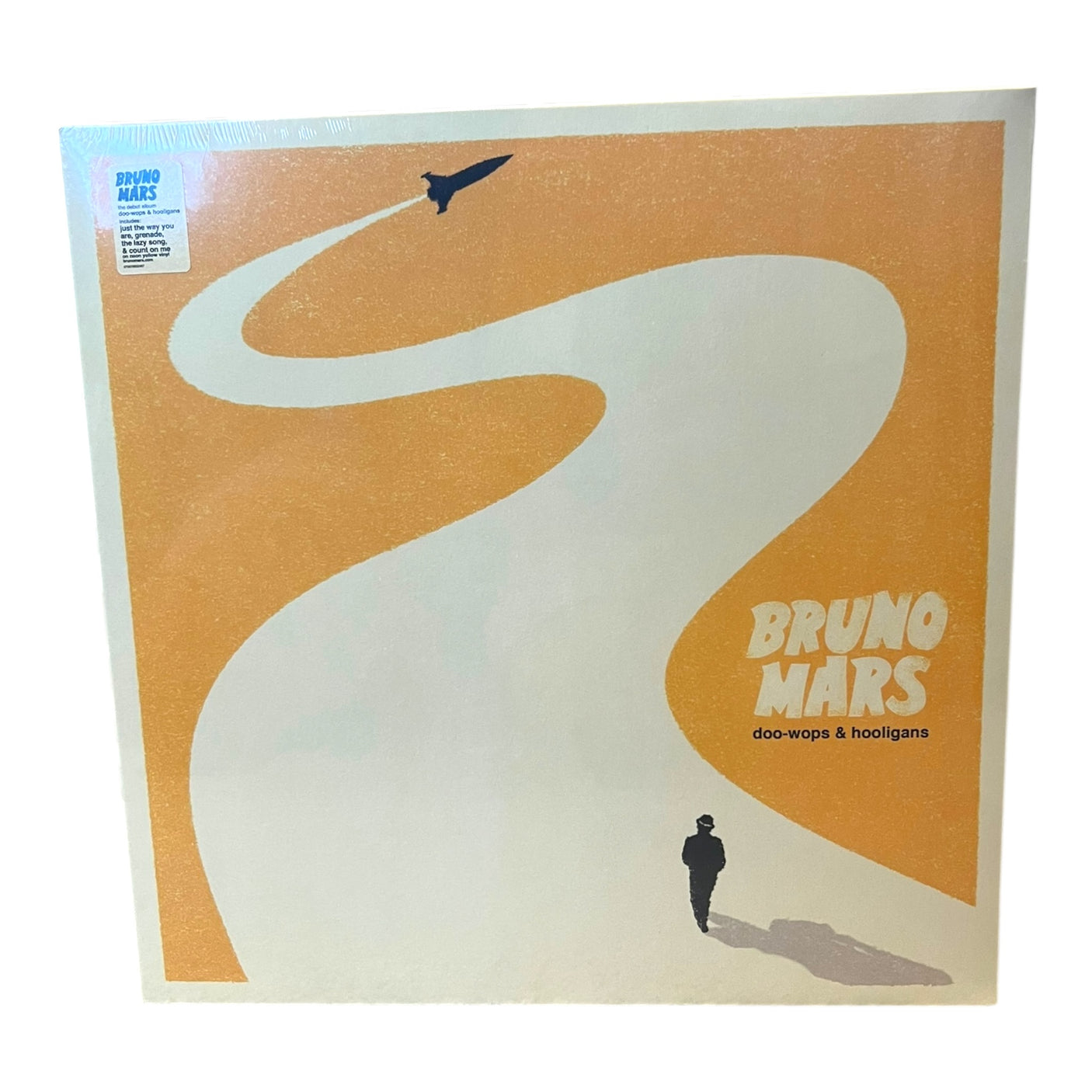 BRUNO MARS - Doowops & Hooligans - LP VINYL - REISSUE - NEON YELLOW VINYL - BRAND NEW