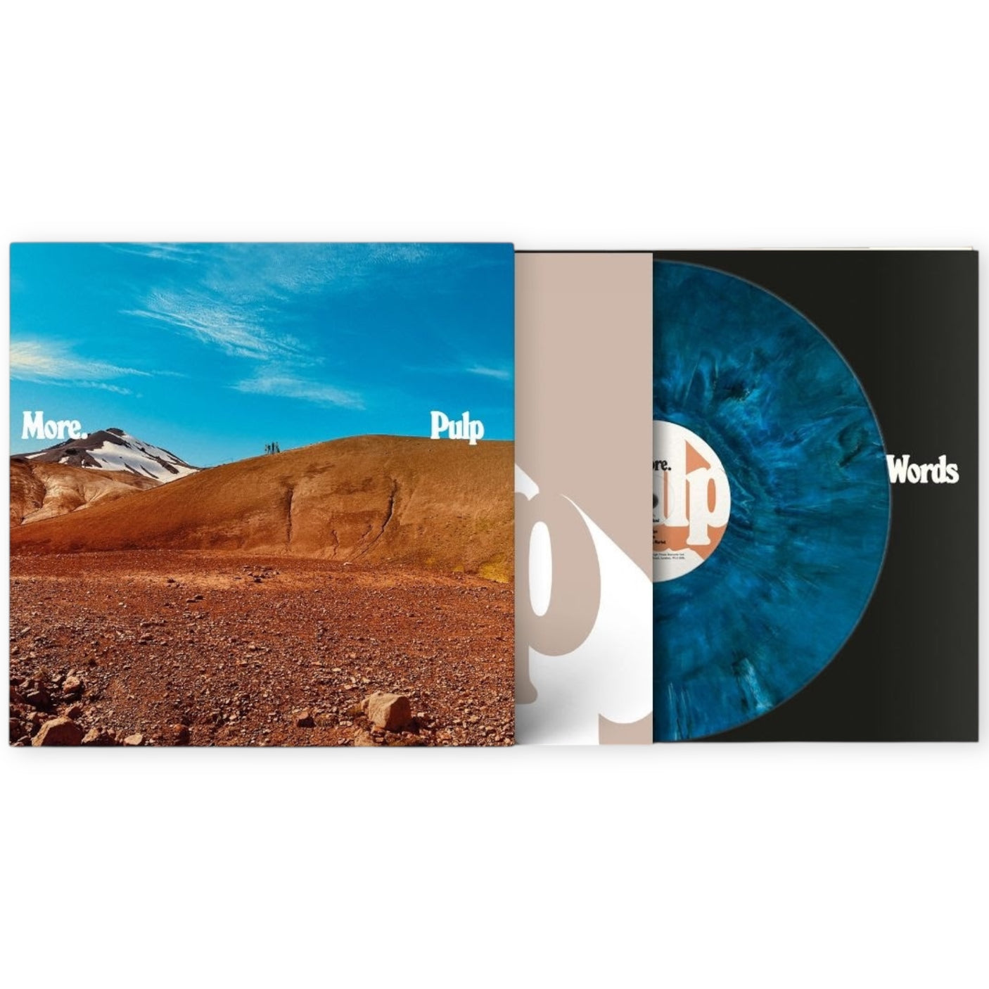 PULP - More - LP VINYL - BLUE SKY THINKING VINYL -  BRAND NEW