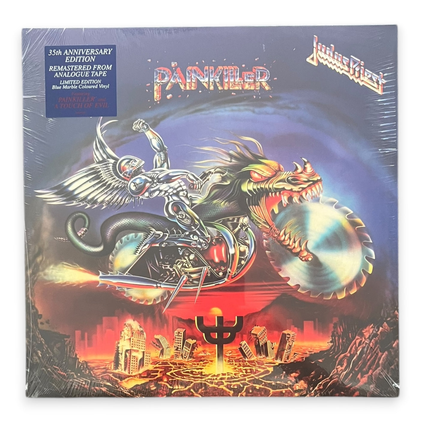 JUDAS PRIEST - Painkiller (35th Anniversary Edition) | Blue Marble Vinyl | Brand New LP Vinyl Album