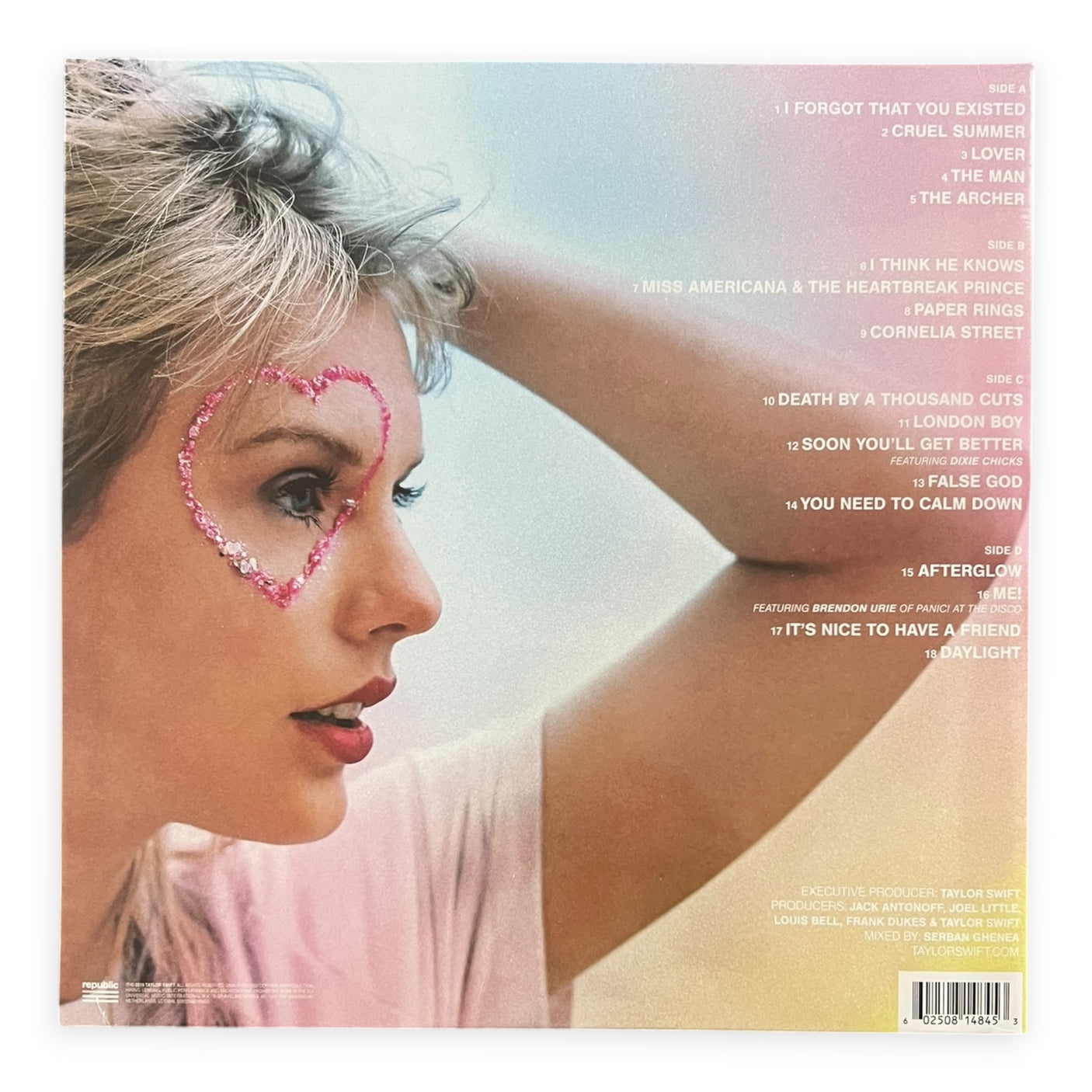TAYLOR SWIFT - Lover (Reissue) | Pink & Blue Vinyl | Brand New LP Vinyl Album