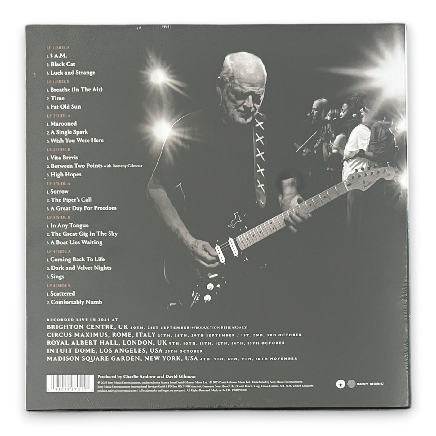 DAVID GILMOUR - The Luck And Strange Concerts | 4 x LP Box Set | Brand New Vinyl Album
