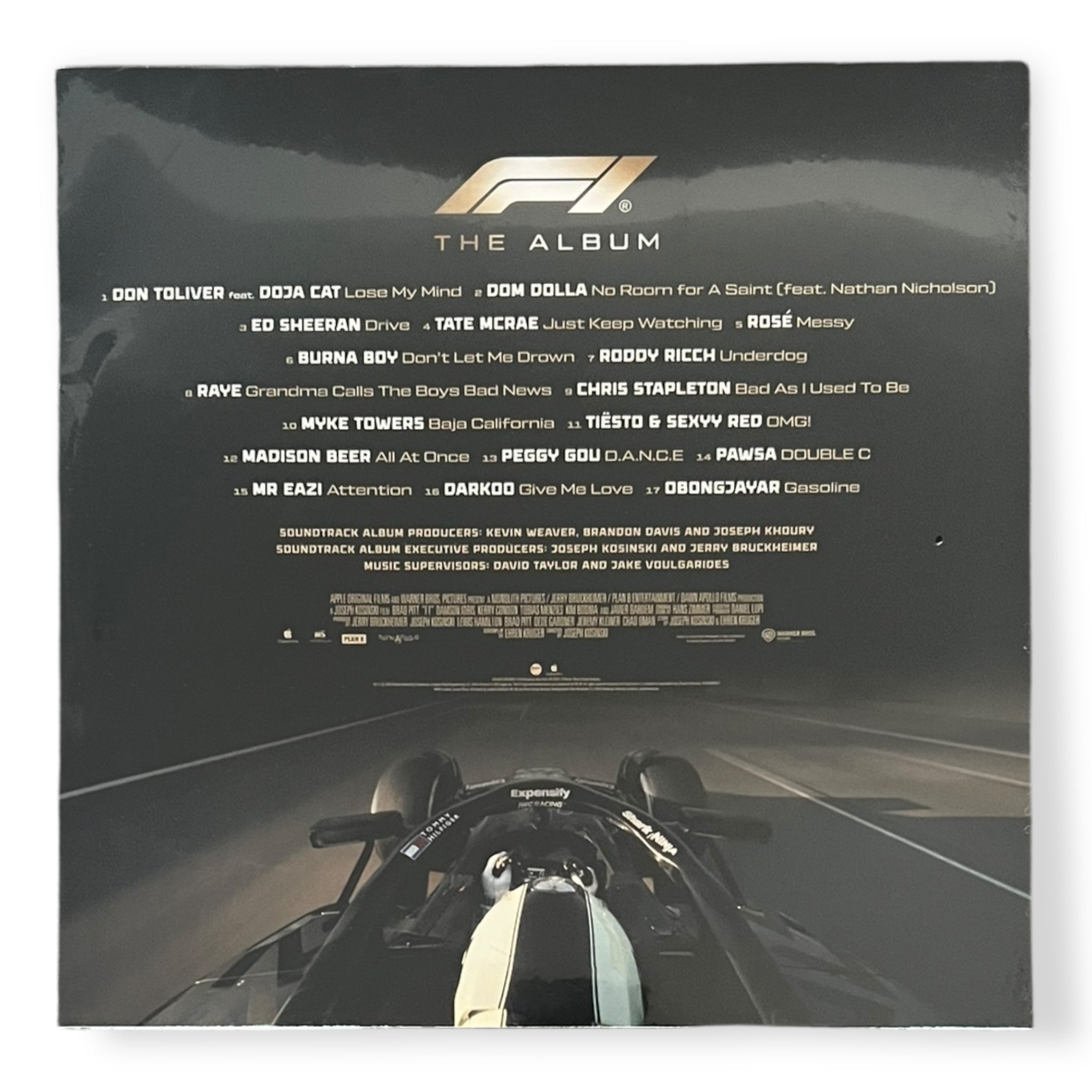 F1 THE ALBUM - Music From F1 The Movie - LP VINYL - GOLD VINYL