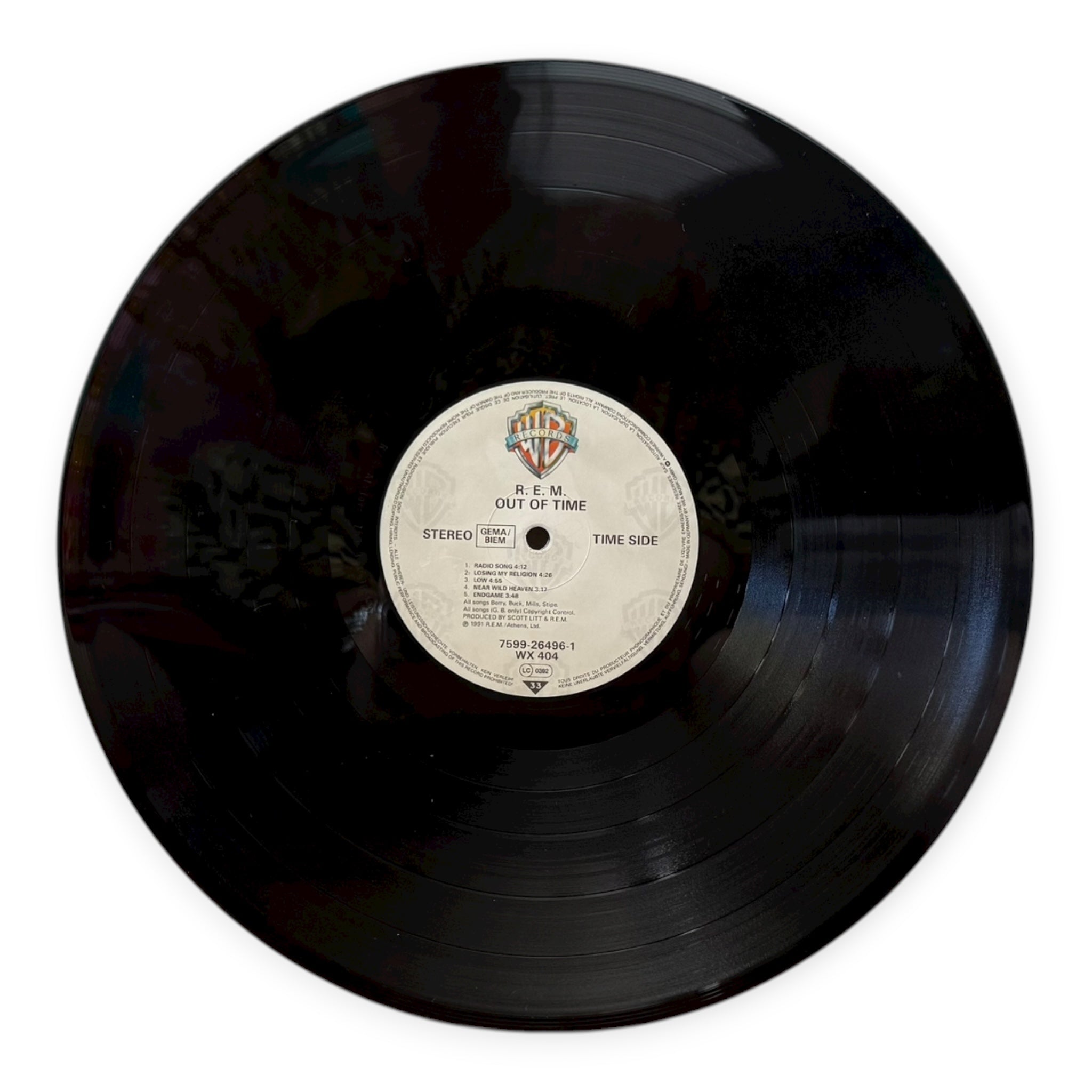 R.E.M - Out Of Time | Original 1991 Europe Press | Used LP Vinyl