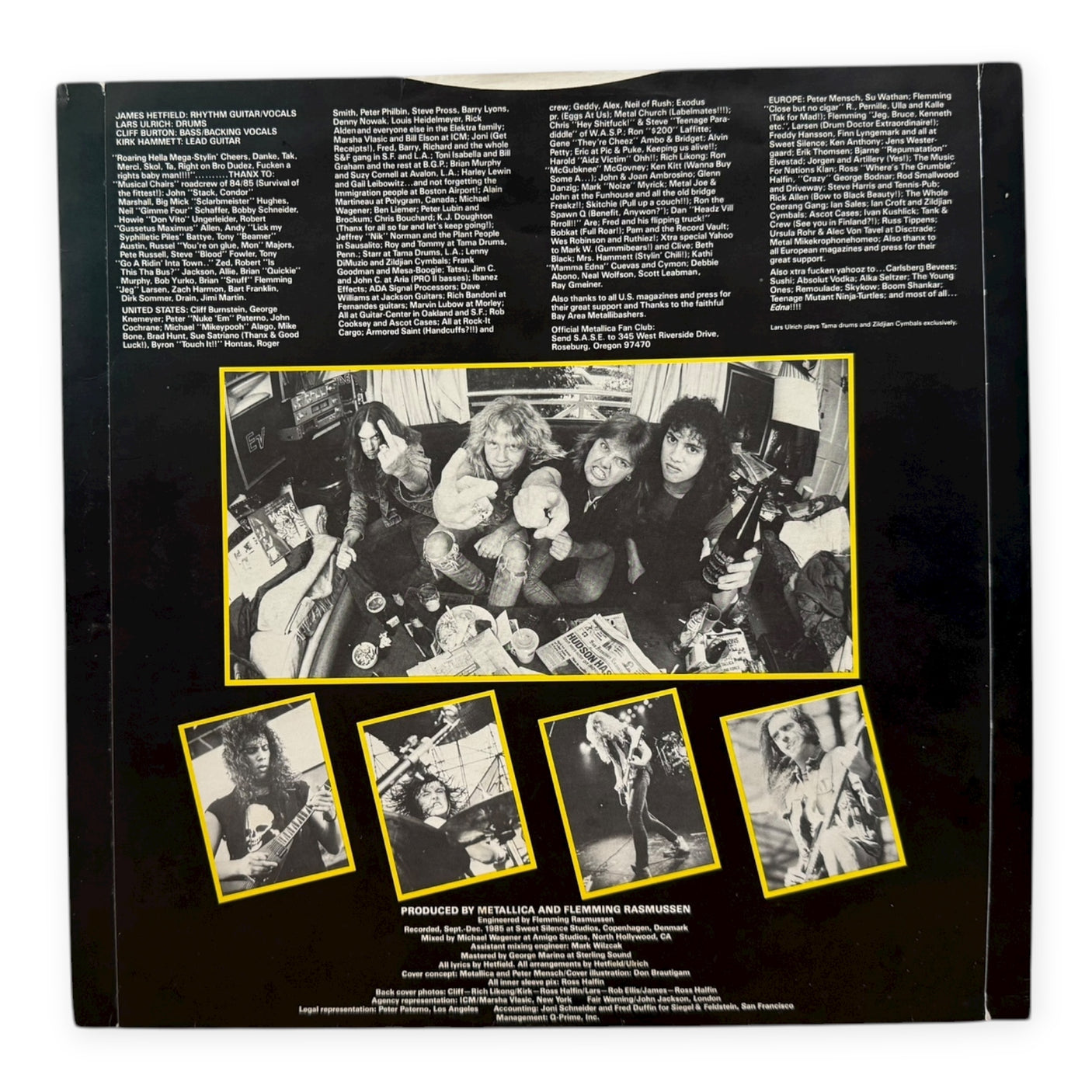 METALLICA - Master Of Puppets | Original 1986 UK Press | Used LP Vinyl Album | VG+/VG+