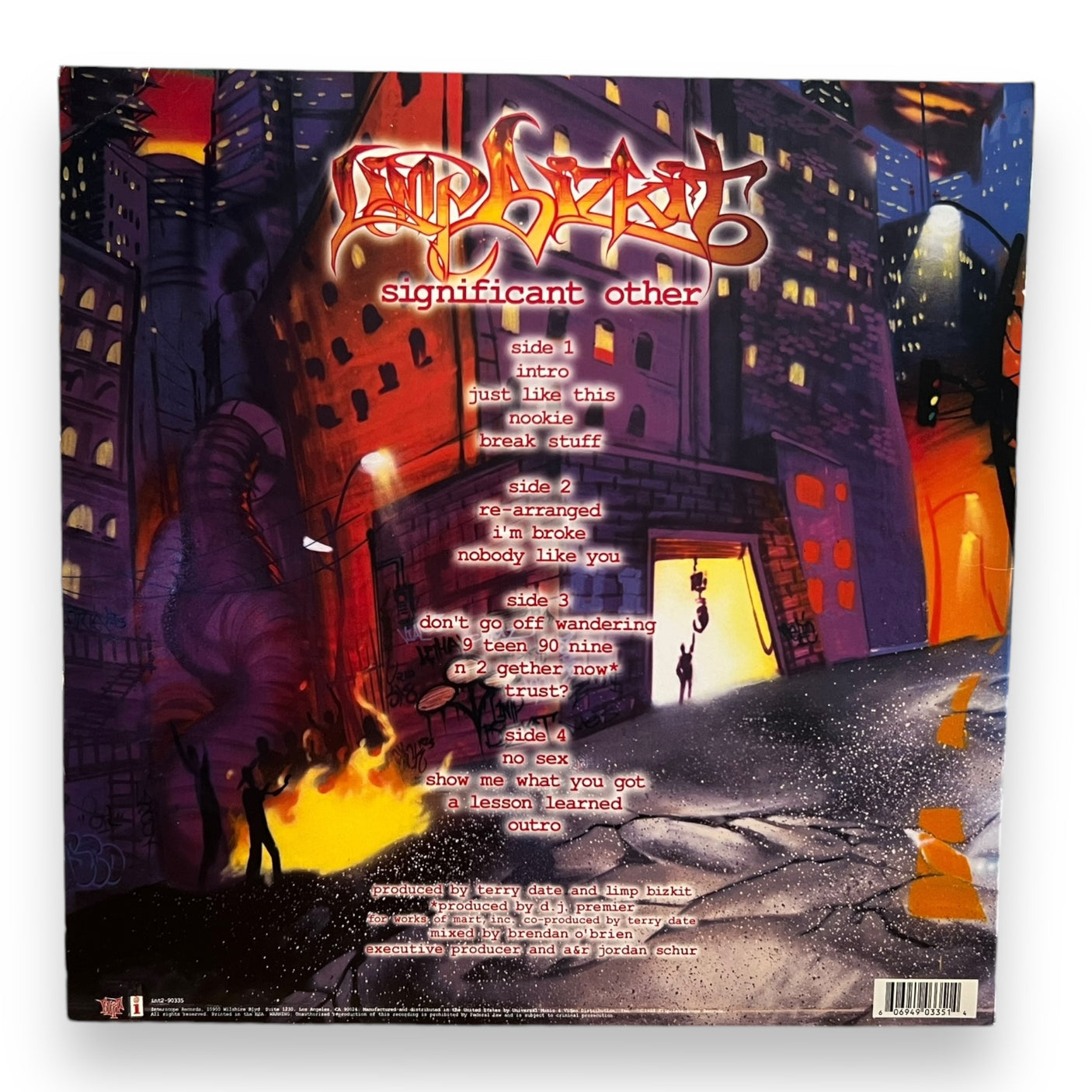 LIMP BIZKIT - Significant Other - USED LP VINYL - VG+/VG+