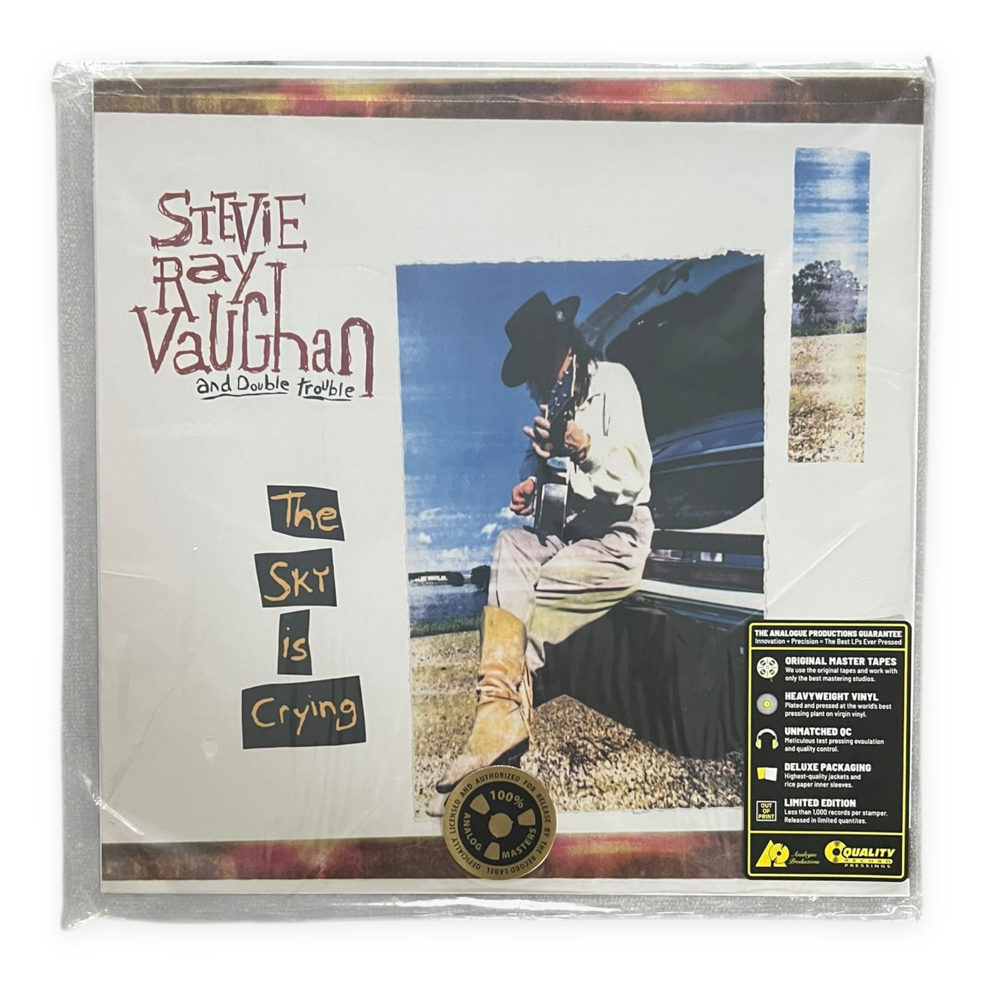 STEVIE RAY VAUGHAN & DOUBLE TROUBLE - The Sky Is Crying (Analogue Masters Edition) |  New LP Vinyl Album