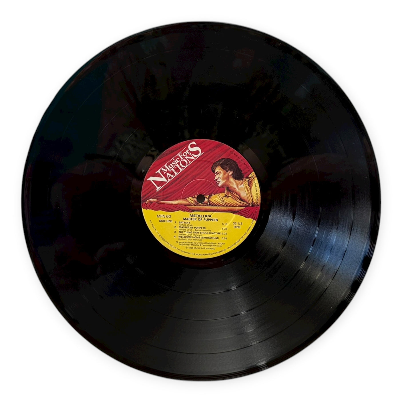 METALLICA - Master Of Puppets | Original 1986 UK Press | Used LP Vinyl Album | VG+/VG+