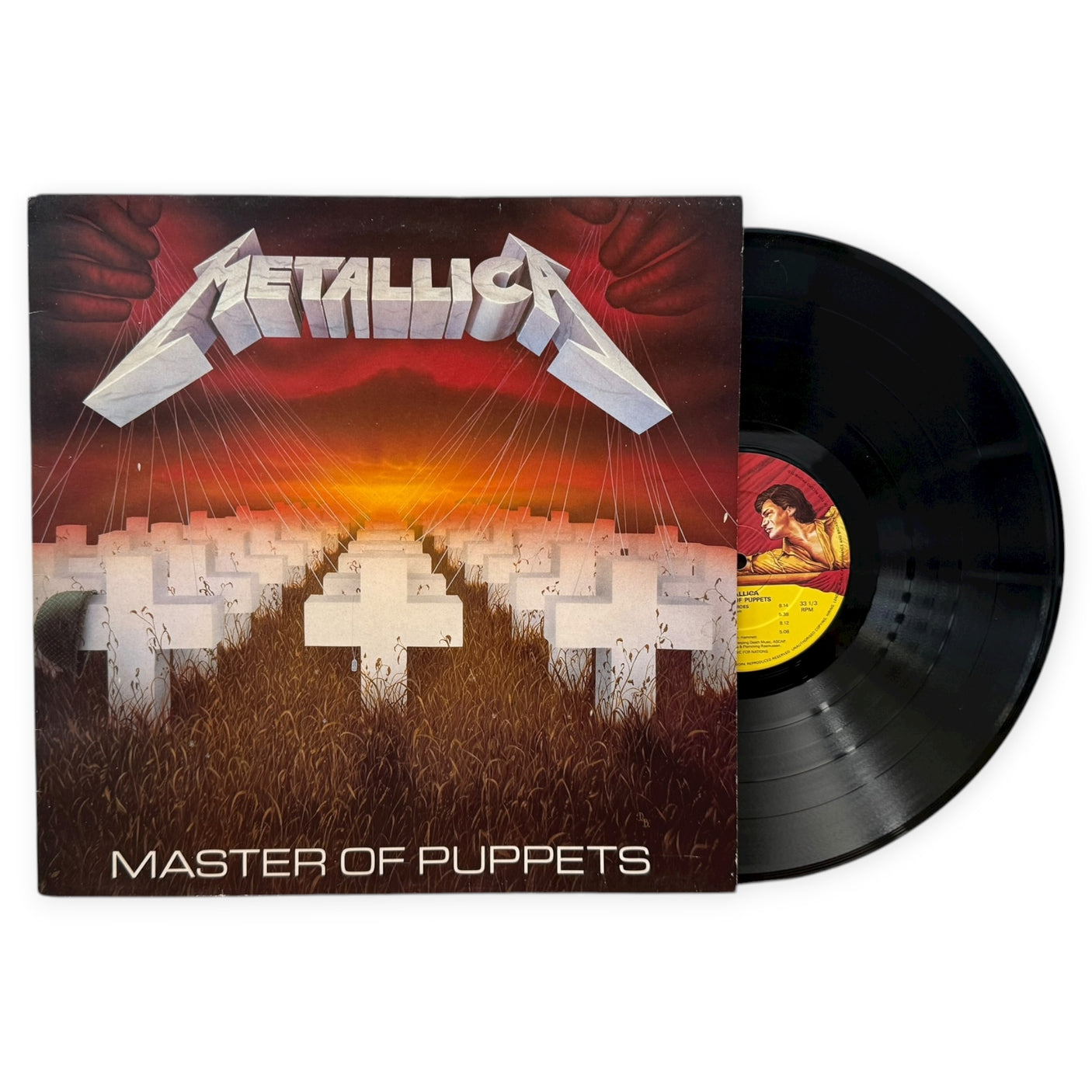 METALLICA - Master Of Puppets | Original 1986 UK Press | Used LP Vinyl Album | VG+/VG+