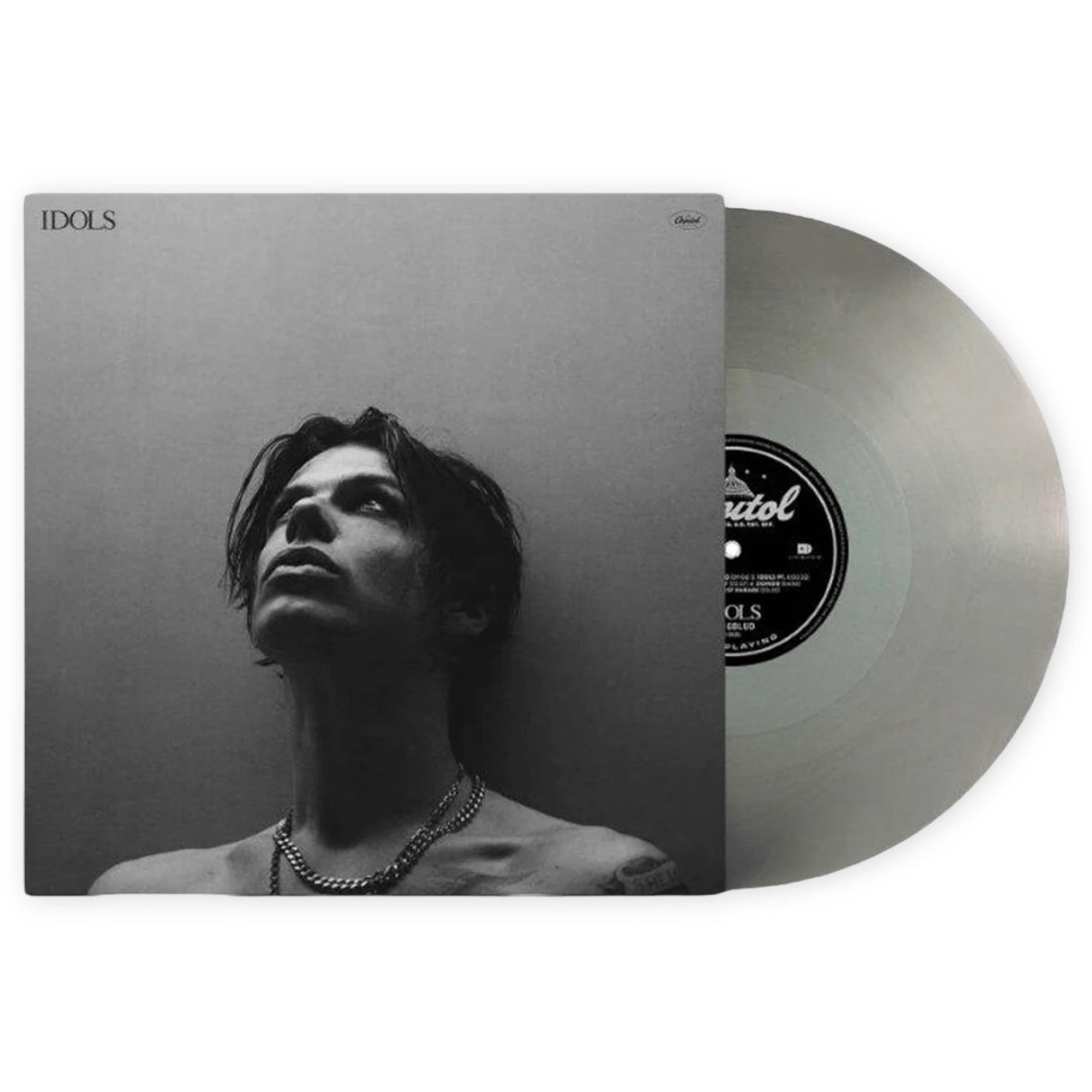 YUNGBLUD - Idols - LP VINYL - INDIE EXCLUSIVE -  SUPERMOON SILVER VINYL - BRAND NEW
