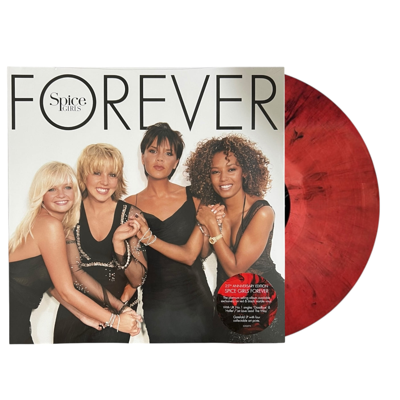SPICE GIRLS – Forever (25th Anniversary) | Red & Black Marble Vinyl | Brand New LP Vinyl Album