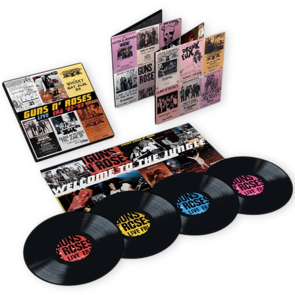 GUNS N' ROSES – Live Era '87-'93 | 4 x LP | Remastered | Brand New LP Vinyl Album